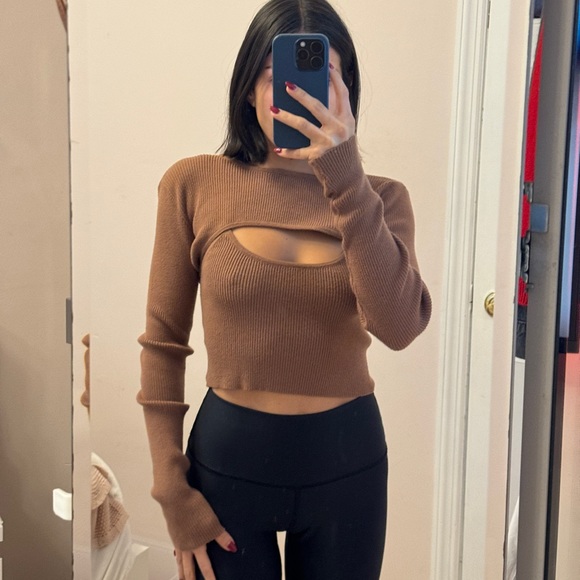 Two Piece Knit Top - Picture 2 of 3